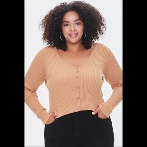 *new* FOREVER21 ribbed cardigan sweater